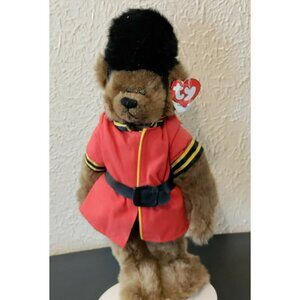 TY Malcolm Soldier Bear Plush March To a Different Drum Toy 90s